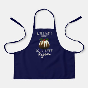 Delantal Navidades personalizados Sous Chef Apron