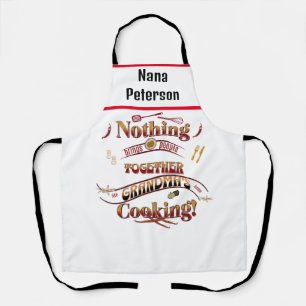 Delantal Navidades regalo de cocina de vacaciones Abuela