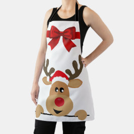 Delantal Navidades Reindeer