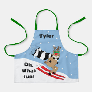 Delantal Navidades renos
