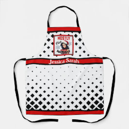 Delantal Navidades retro traviesos a veces traviesos pinup