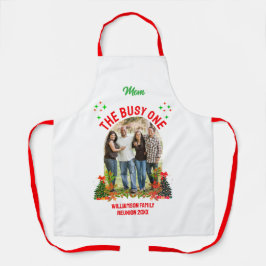 Delantal NAVIDADES REUNIÓN FAMILIAR "EL OCUPADO" Mamá