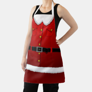 Delantal Navidades Santa Aprons Santa Clause Costume Apron