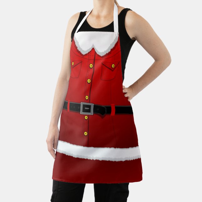 Delantal Navidades Santa Aprons Santa Clause Costume Apron (in situ)