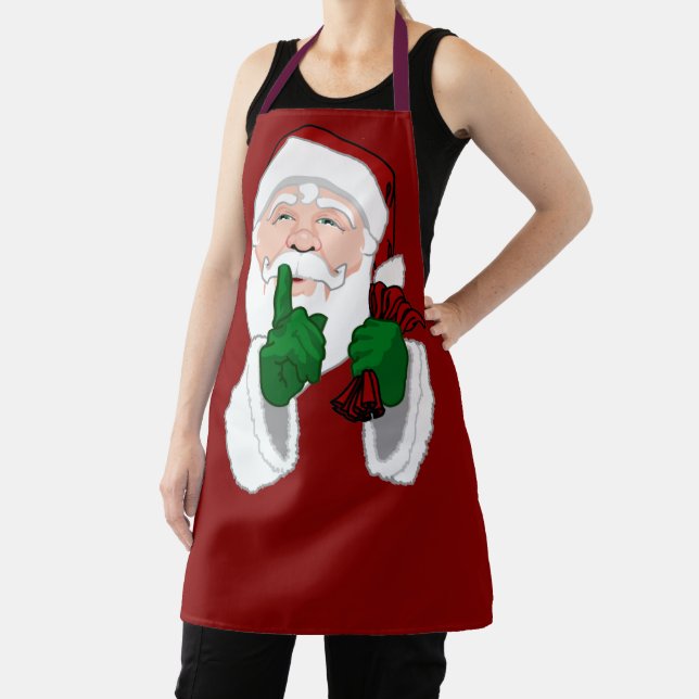 Delantal Navidades Santa Aprons Santa Clause Costume Apron (in situ)