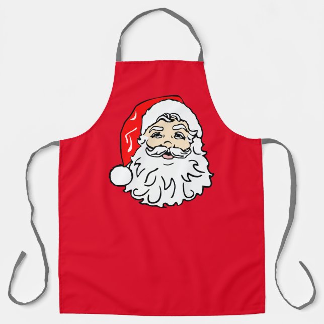 DELANTAL NAVIDADES SANTA CLAUS KITCHEN APRON (Anverso)