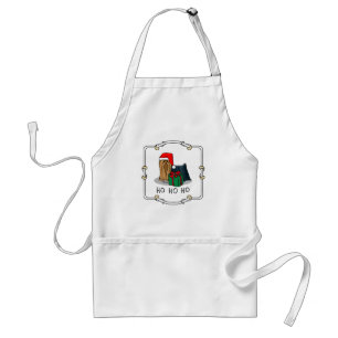 Delantal Navidades Santa Hat Yorkshire Terrier Yorkie Cute