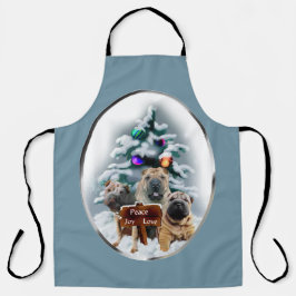 Delantal Navidades Shar-Pei de China