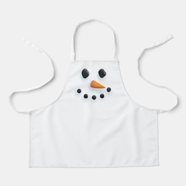 Delantal Navidades Snowman (Anverso)