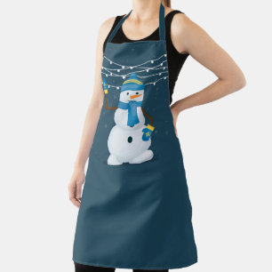 Delantal Navidades Snowman