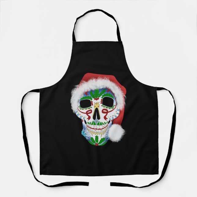Delantal Navidades Sugar Skull (Anverso)