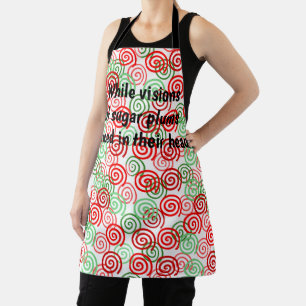 Delantal Navidades Swirls