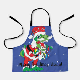 Delantal Navidades TySantaSaurus