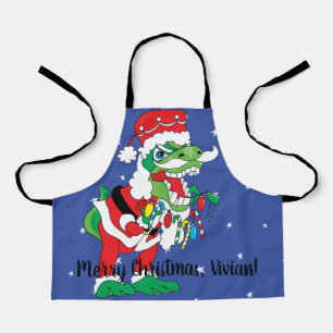 Delantal Navidades TySantaSaurus
