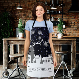 Delantal Navidades Village Apron