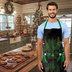 Delantal Navidades Winter Green Man
