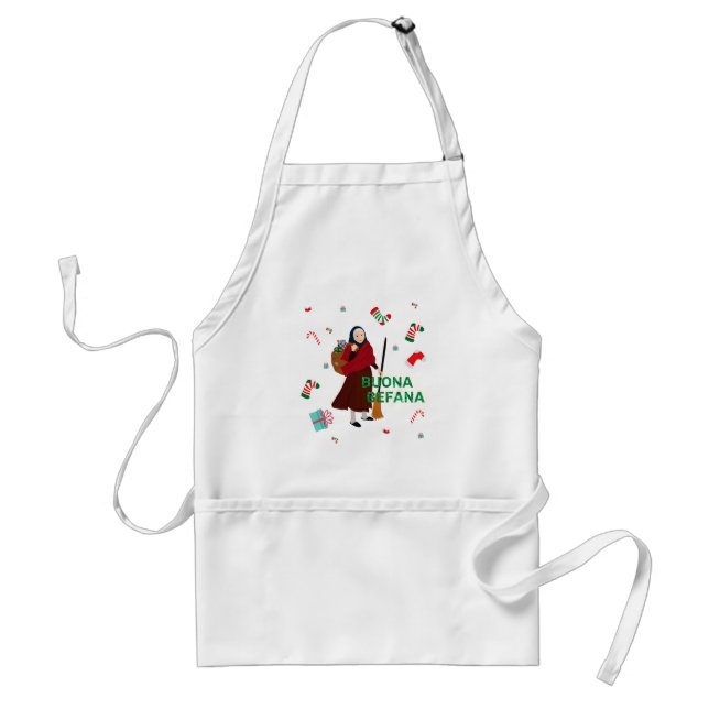 Delantal navidades Witch buona Befana (Frente)