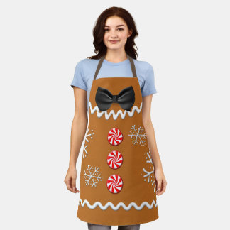 Delantal Navidades Xmas Gingerbread Cookie Apron