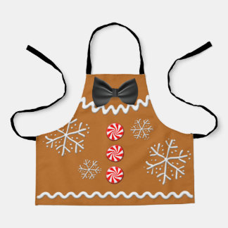 Delantal Navidades Xmas Gingerbread Cookie Costume Niños