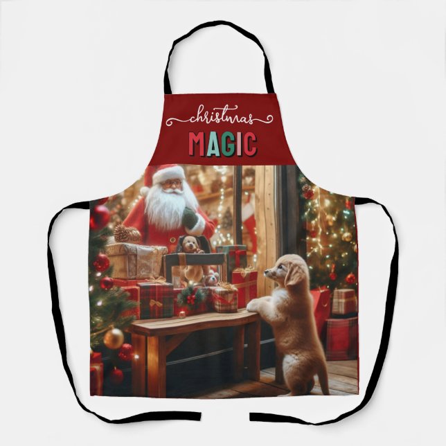 Delantal Navidades y deseos (Anverso)