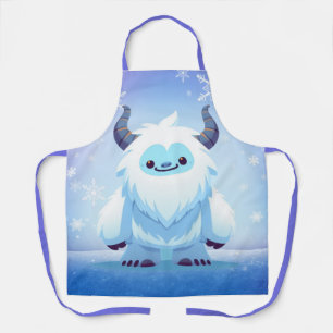 Delantal Navidades/yeti de invierno