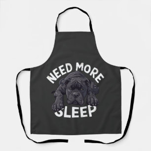 Delantal Necesita Más Sueño Diseño Perezoso Perro para Aman