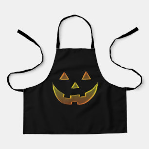 Delantal Negro dorado de Halloween Jack o hijos de trajes d
