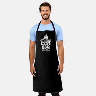 Delantal Negro, el logo de la parrilla de papá