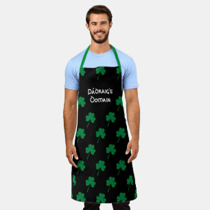 Delantal Negro personalizado SHAMROCK