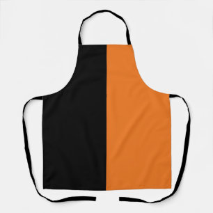 Delantal Negro y Naranja