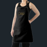 Delantal Negros simples personalizados y empresas personali<br><div class="desc">Personalizado Black Restaurant o Catering Apron: Su nombre o nombre de negocio personalizado en un delantal profesional y sencillo. El color del texto, el estilo, el tamaño y el color de la plataforma son todos personalizables que utilizan la Herramienta de diseño. También puede cargar el logotipo de su empresa. (¿Necesita...</div>