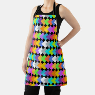 Delantal Neon Diamonds