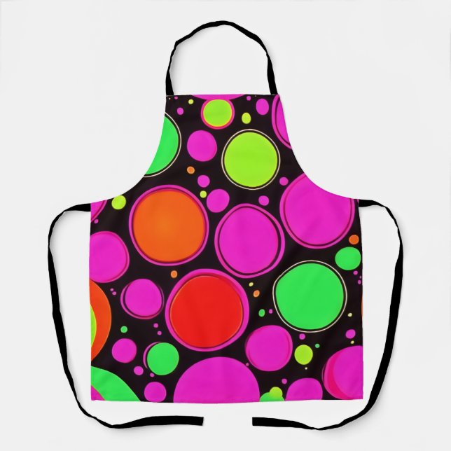 Delantal Neon Dot Fiesta (Anverso)