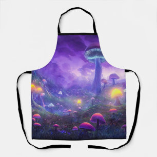 Delantal Neon Fantasy Mushroom Apron