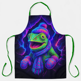 Delantal Neon Kameleon – Kleurrijk Kookschort