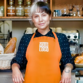 Delantal Neon naranja - añadir logotipo