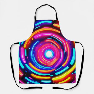 Delantal Neon Spiral Light Art