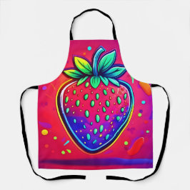 Delantal Neon Strawberry Pop