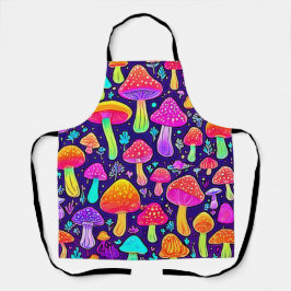 Delantal Neón suave: parche para hongos Personalizados