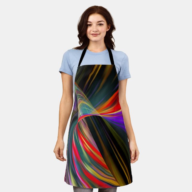 Delantal Neon Tunnel Black (Gastado)