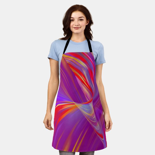 Delantal Neon Tunnel Purple (Gastado)