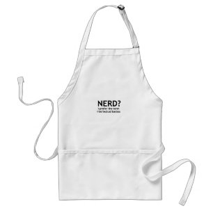 Delantal ¿Nerd? Diseño divertido y original