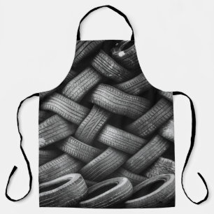 Delantal Neumáticos de goma de pieles usados