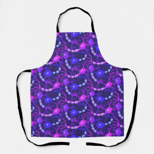 Delantal Neuronas Conectadas Neon Morado