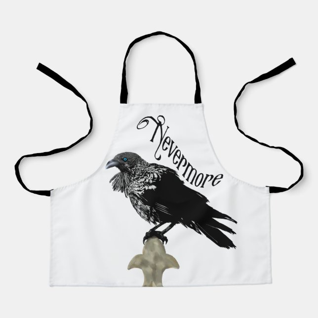 Delantal Nevermore Raven (Anverso)