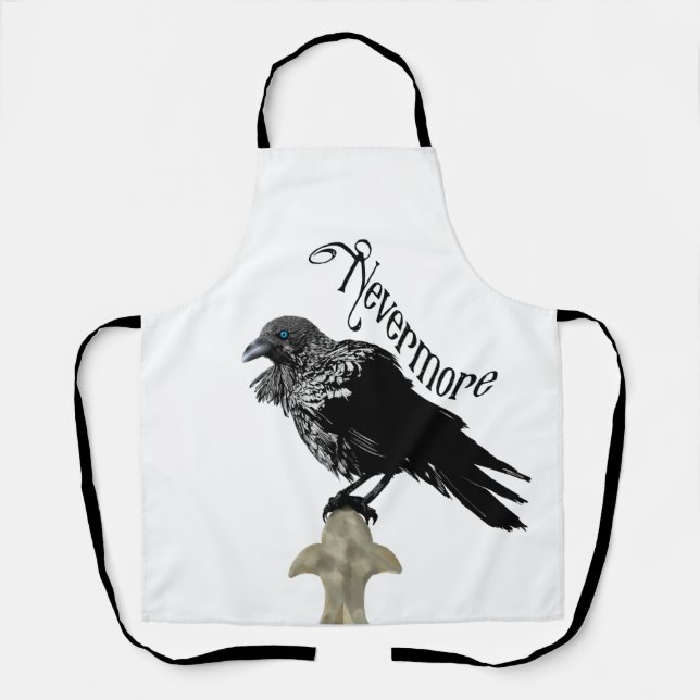 Delantal Nevermore Raven (Anverso)