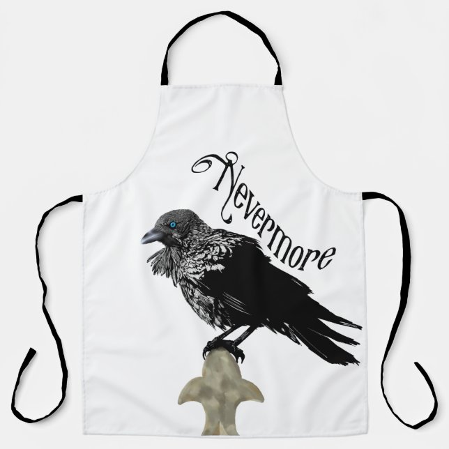 Delantal Nevermore Raven (Anverso)