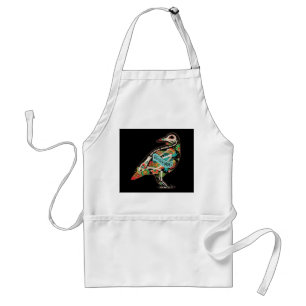 Delantal Nevermore Sugar Skull Raven
