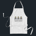 Delantal New York Hanukkah Washington Square Arch Menorah<br><div class="desc">Cuenta con un original ilustracion de marca de un clásico monumento de NYC "vestido" para las vacaciones!</div>