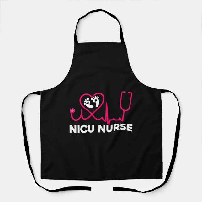 Delantal Nicu Nurse Heartbea (Anverso)